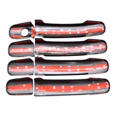 2019-23 Ford Ranger No Smart Key 8 PCS Gloss Black Snap-on W/Tape Patented Door Handle Cover