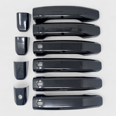 Trim Illusion DH6310BLK gloss black door handle covers for 2019-2026 Chevrolet Silverado 1500, Silverado 3500 HD, Silverado 2500 HD and more - image 1