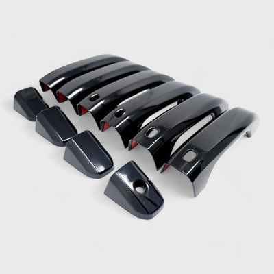 Trim Illusion DH6310BLK gloss black door handle covers for 2019-2026 Chevrolet Silverado 1500, Silverado 3500 HD, Silverado 2500 HD and more - image 2
