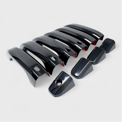 Trim Illusion DH6310BLK gloss black door handle covers for 2019-2026 Chevrolet Silverado 1500, Silverado 3500 HD, Silverado 2500 HD and more - image 3