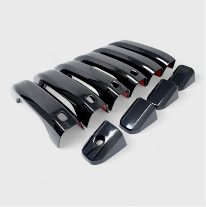 Trim Illusion DH6310BLK gloss black door handle covers for 2019-2026 Chevrolet Silverado 1500, Silverado 3500 HD, Silverado 2500 HD and more - image 3