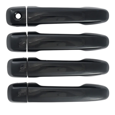2010-2024 Toyota 4Runner 8 PCS Gloss Black Snap-on W/Tape Patented Door Handle Cover Does not fit Limited Works over Keyless Sensors