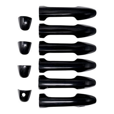 16-23 Toyota Tacoma Gloss Black Snap-on W/Tape Patented Door Handle Cover