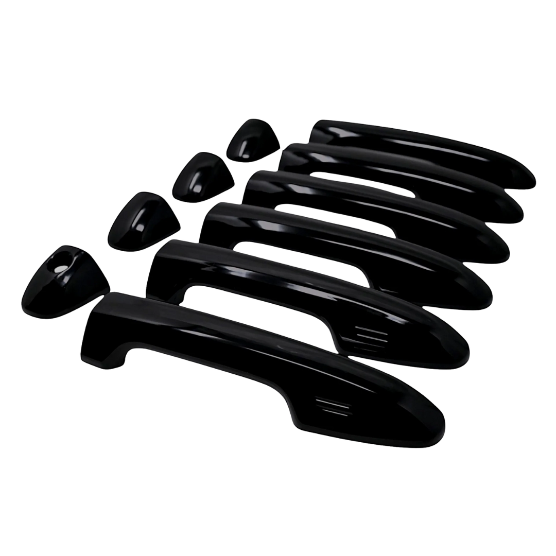 16-23 Toyota Tacoma Gloss Black Snap-on W/Tape Patented Door Handle Cover