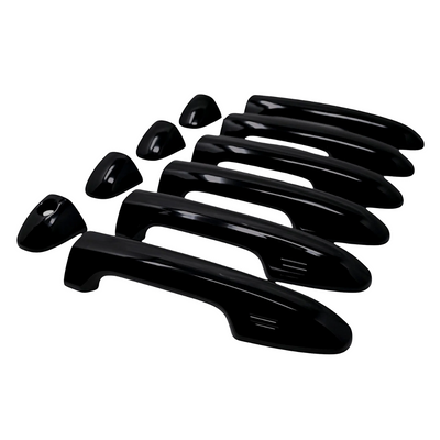 16-23 Toyota Tacoma Gloss Black Snap-on W/Tape Patented Door Handle Cover