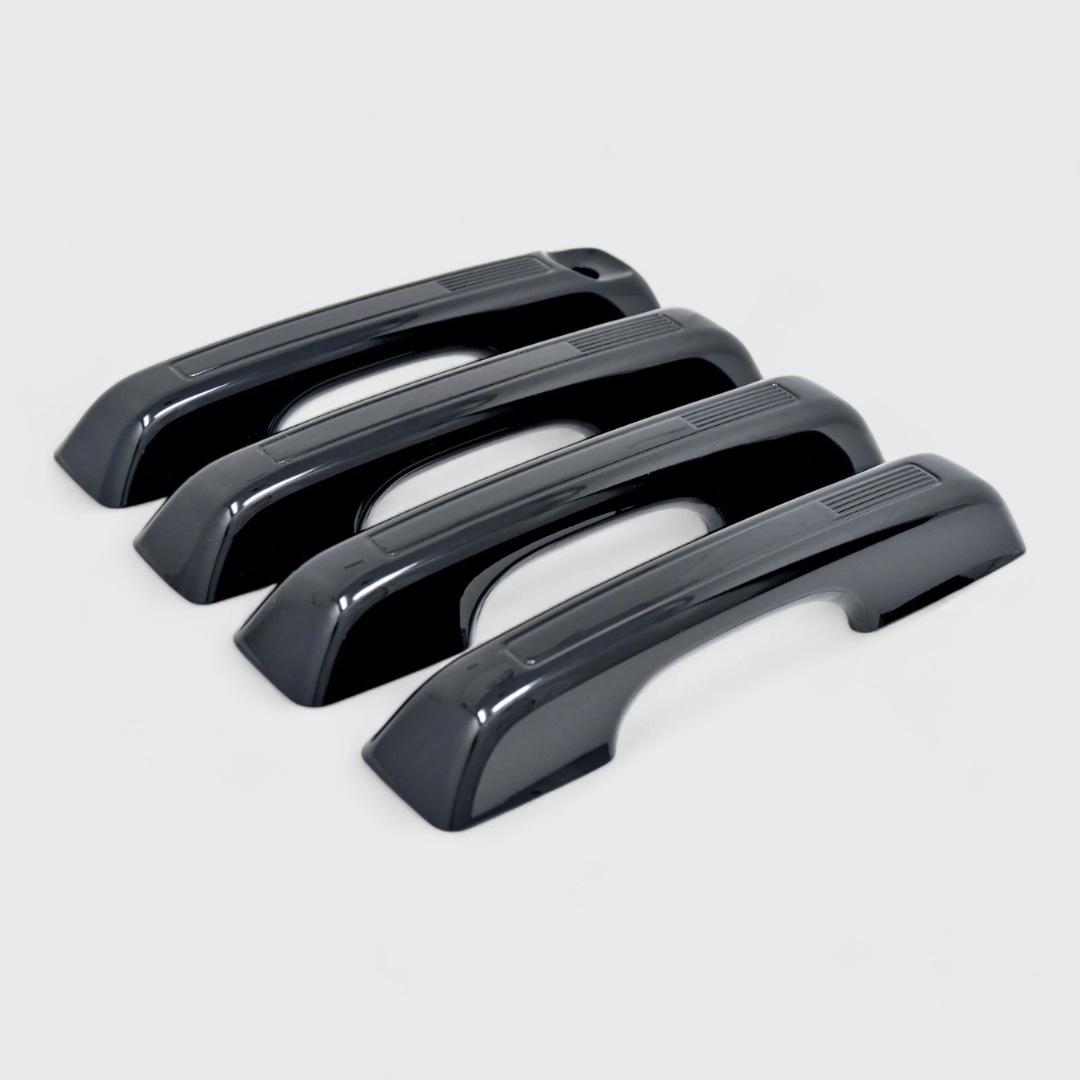 2021-24 Ford Bronco Sport, 22-24 Ford Maverick No Smart Key 4 PCS Gloss Black Snap-on W/Tape Patented Door Handle Cover