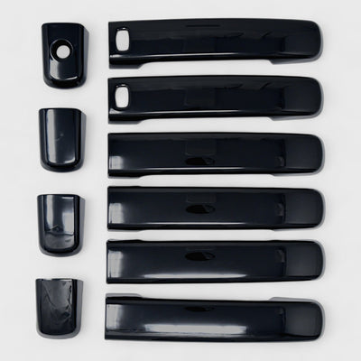 Trim Illusion DH6330BLK gloss black door handle covers for 2004-2026 Nissan Maxima, Sentra, Frontier and more - image 1