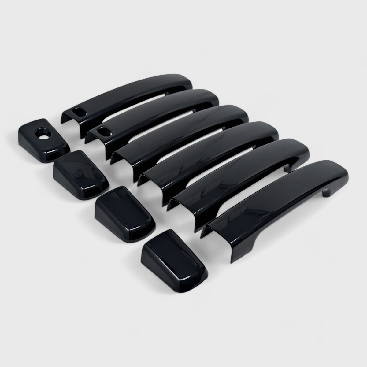 Trim Illusion DH6330BLK gloss black door handle covers for 2004-2026 Nissan Maxima, Sentra, Frontier and more - image 2