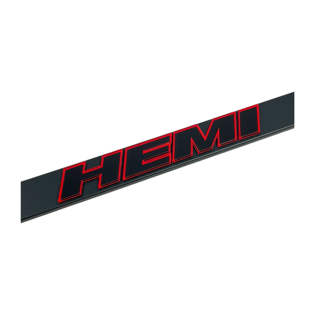 Dodge HEMI Black License Plate Frame