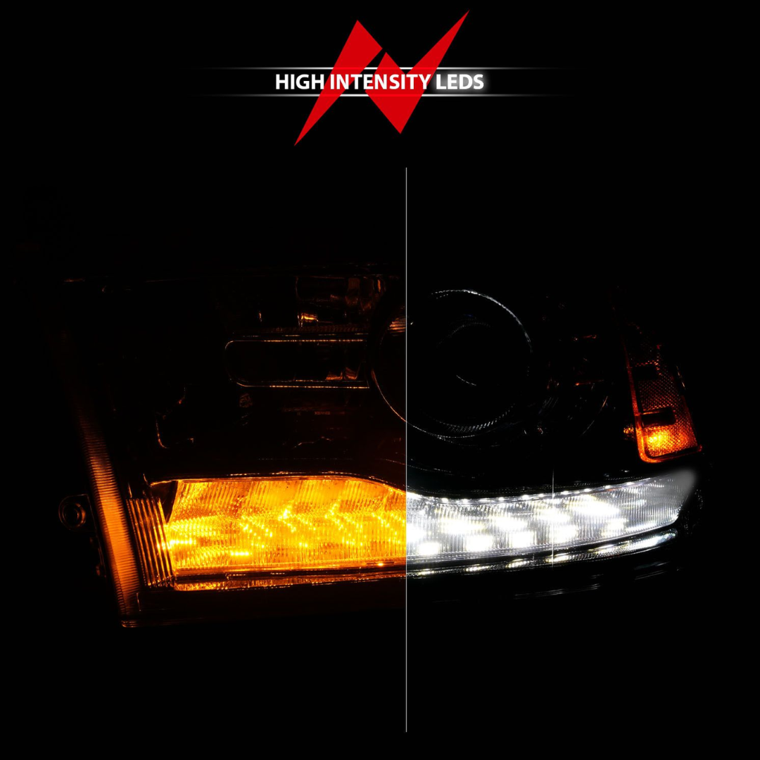 Dodge Ram 1500 09-18 Ram 2500/3500 10-18 Gloss Black Projector Headlights W/ Sequential Signals (FOR ALL MODELS)