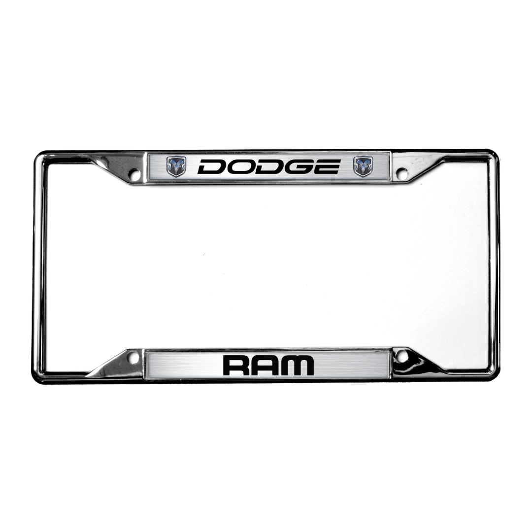 Dodge Ram Chrome License Plate Frame