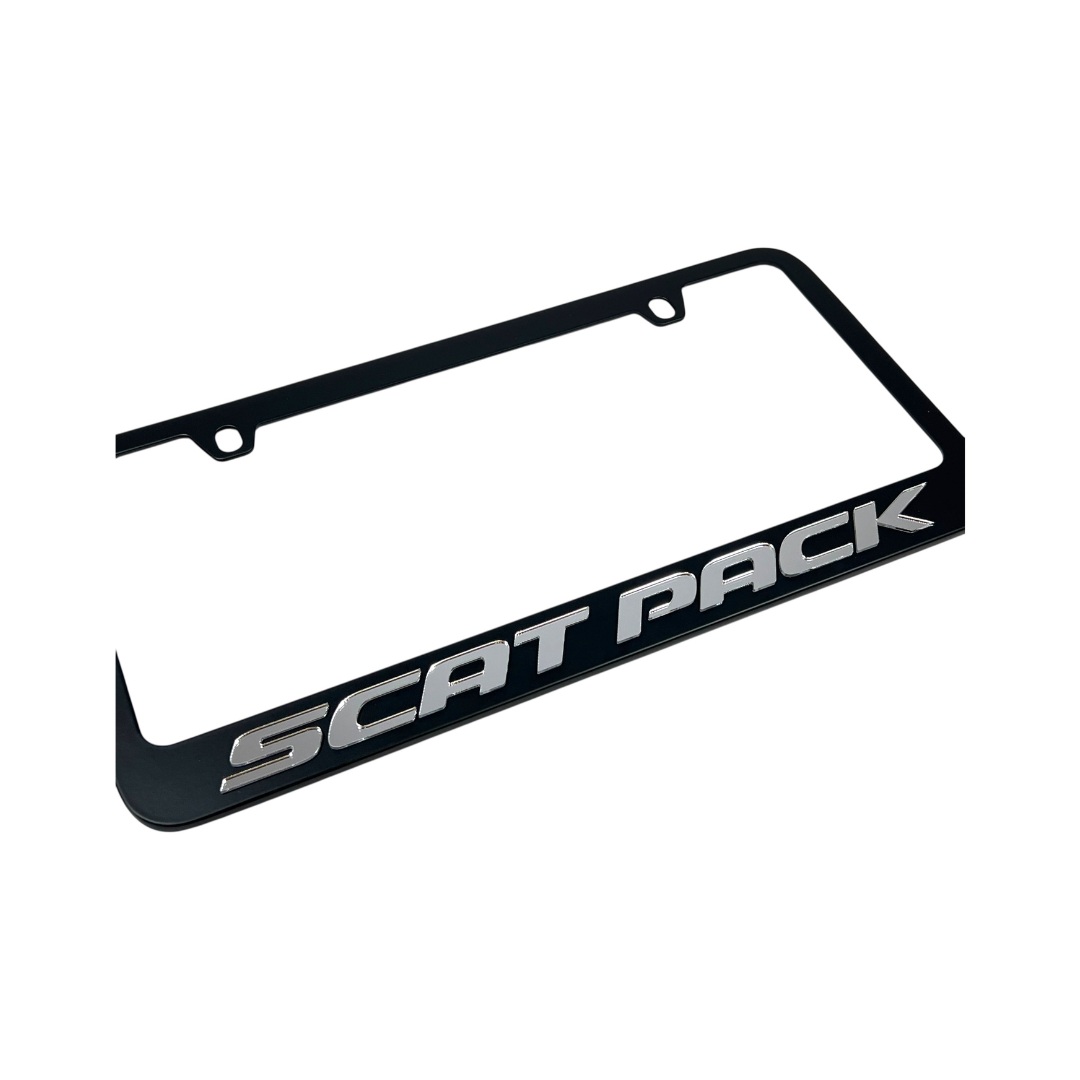 Dodge Scat Pack Black License Plate Frame