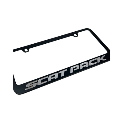 Dodge Scat Pack Black License Plate Frame