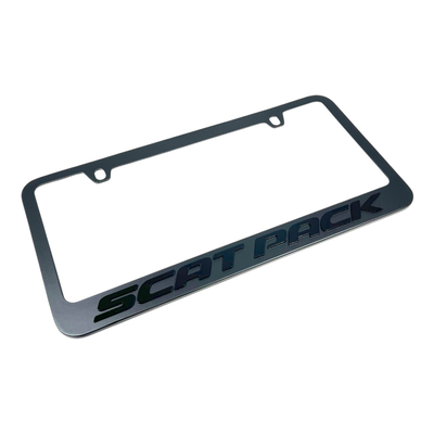 Dodge Scat Pack Blacked Out License Plate Frame
