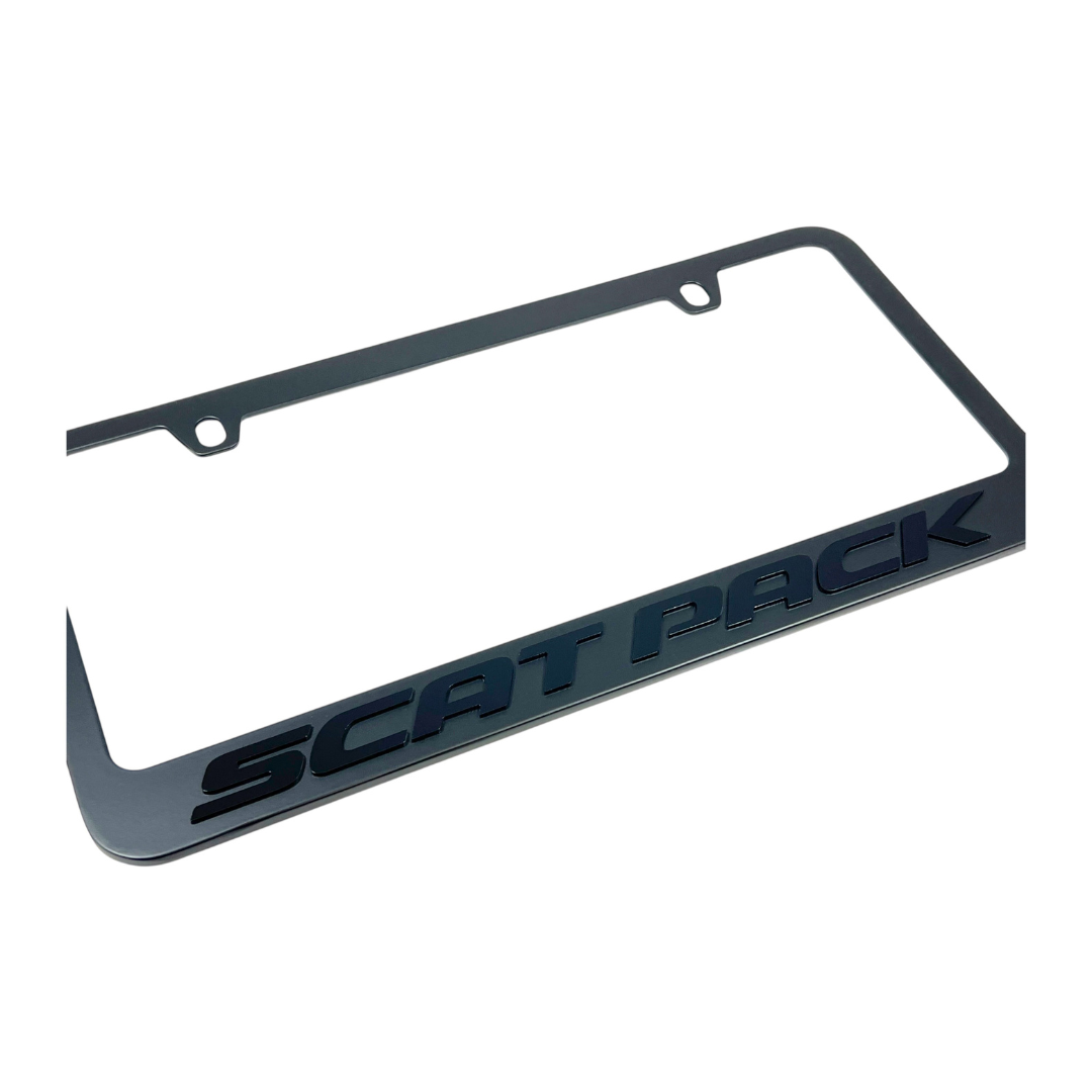 Dodge Scat Pack Blacked Out License Plate Frame