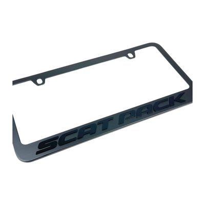 Dodge Scat Pack Blacked Out License Plate Frame