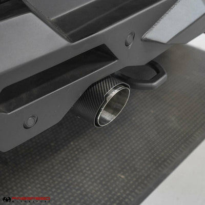 Fabspeed FS.DODGE.TRX.CFT deluxe carbon fiber exhaust tips for 2021-2024 Ram 1500 TRX - image 2