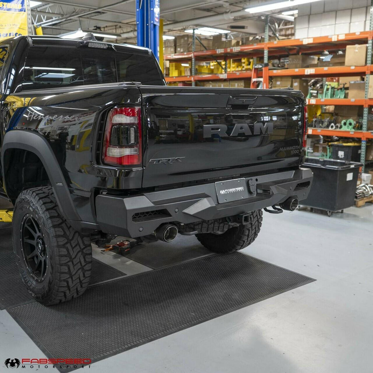 Fabspeed FS.DODGE.TRX.CFT deluxe carbon fiber exhaust tips for 2021-2024 Ram 1500 TRX - image 4
