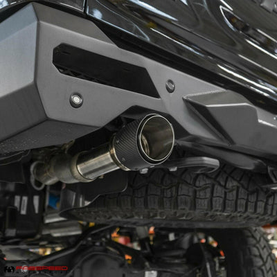Fabspeed FS.DODGE.TRX.CFT deluxe carbon fiber exhaust tips for 2021-2024 Ram 1500 TRX - image 3