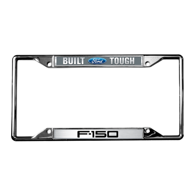 Ford Built Ford Tough F-150 Chrome License Plate Frame