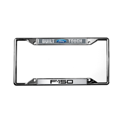Ford Built Ford Tough F-150 Chrome License Plate Frame