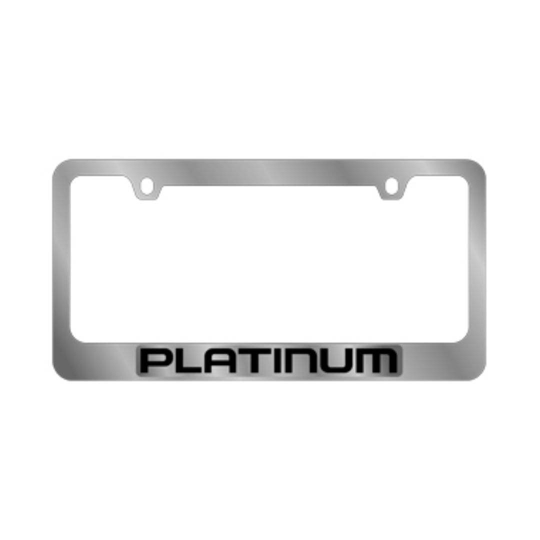 Ford Platinum Chrome License Plate Frame