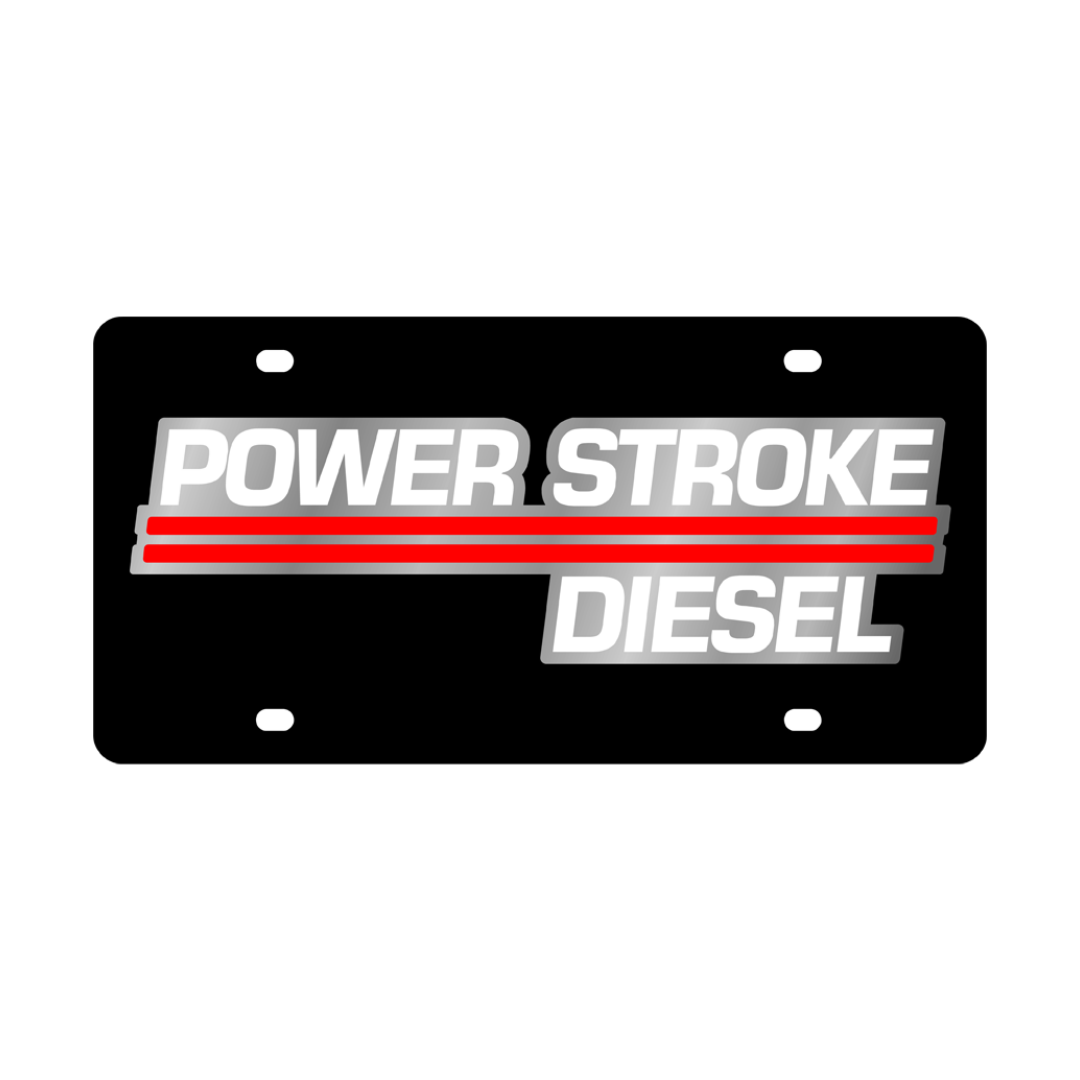 Ford Power Stroke Diesel Acrylic License Plate