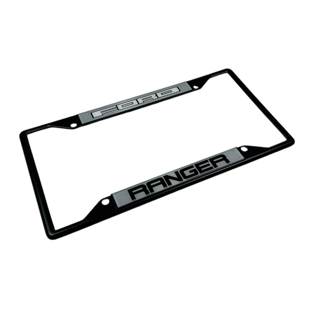 Ford Ranger Black License Plate Frame