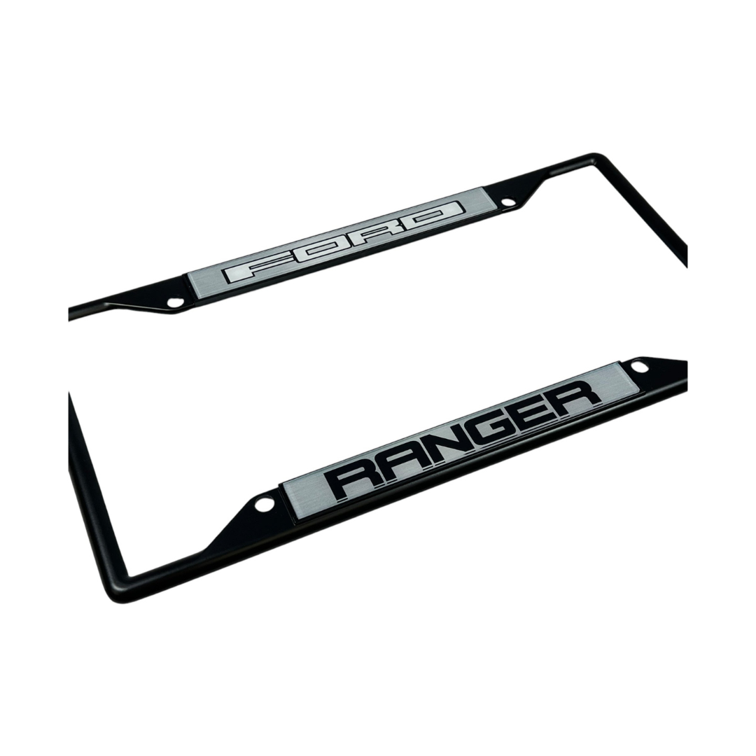 Ford Ranger Black License Plate Frame
