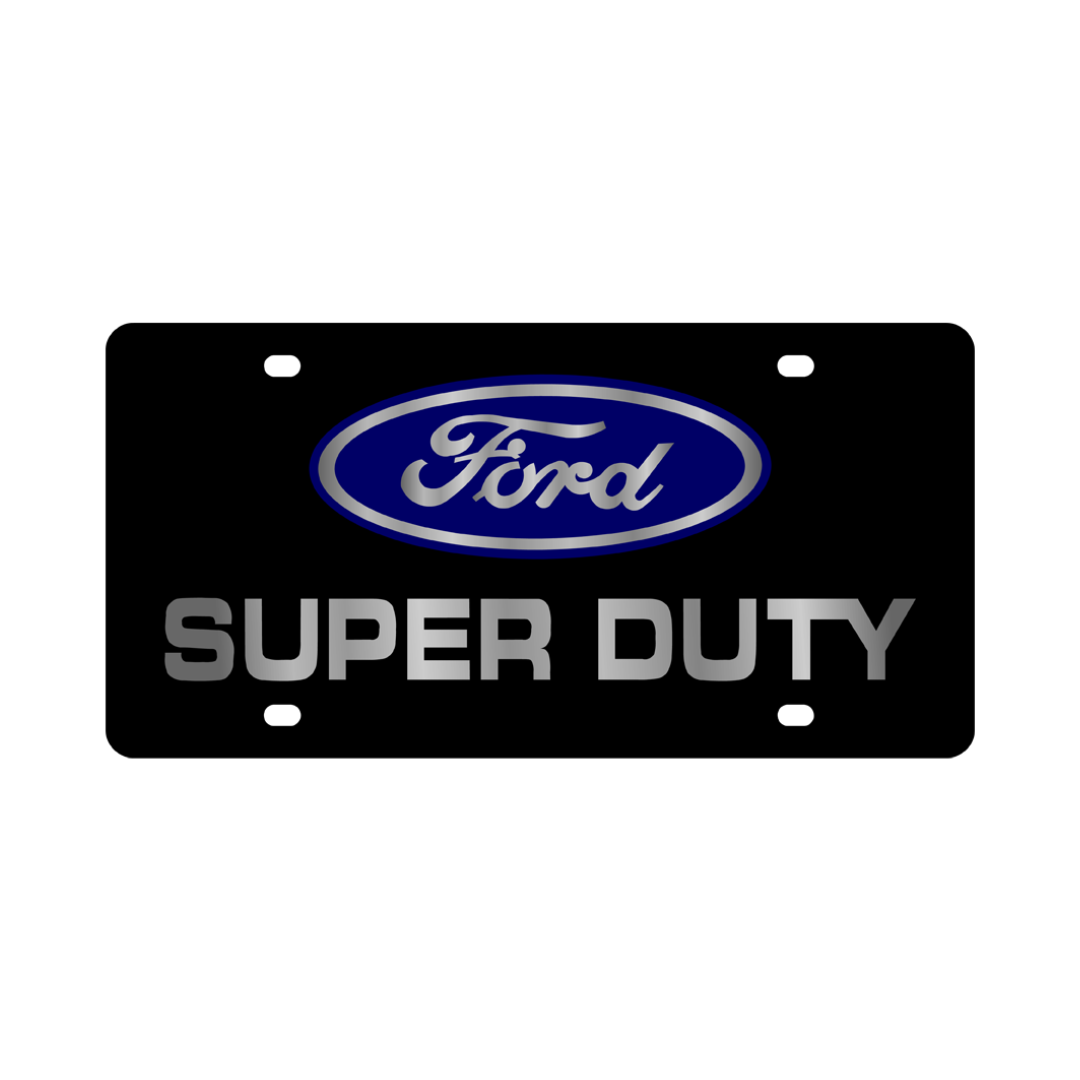 Ford Super Duty Acrylic License Plate