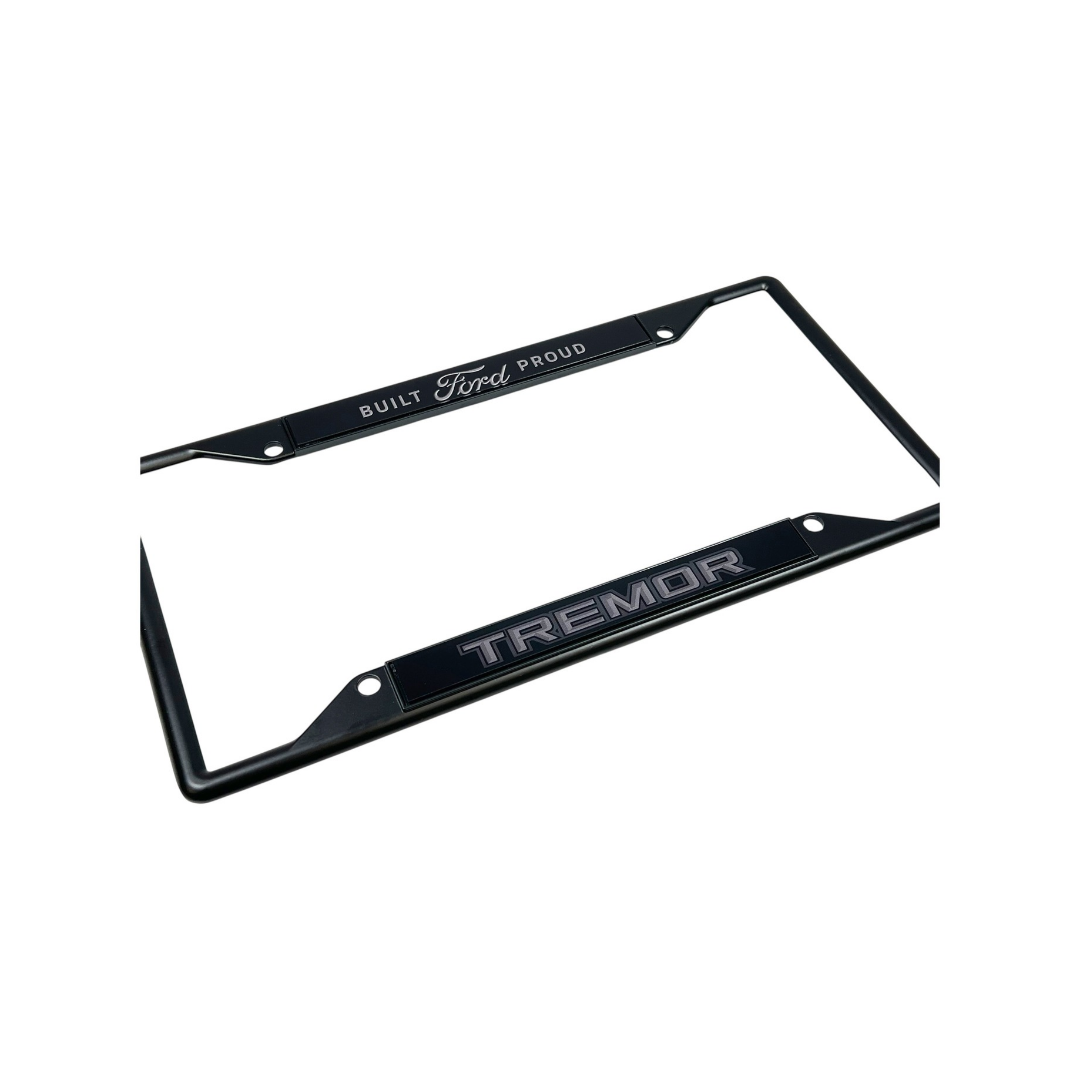 Ford Tremor Blacked Out Black License Plate Frame