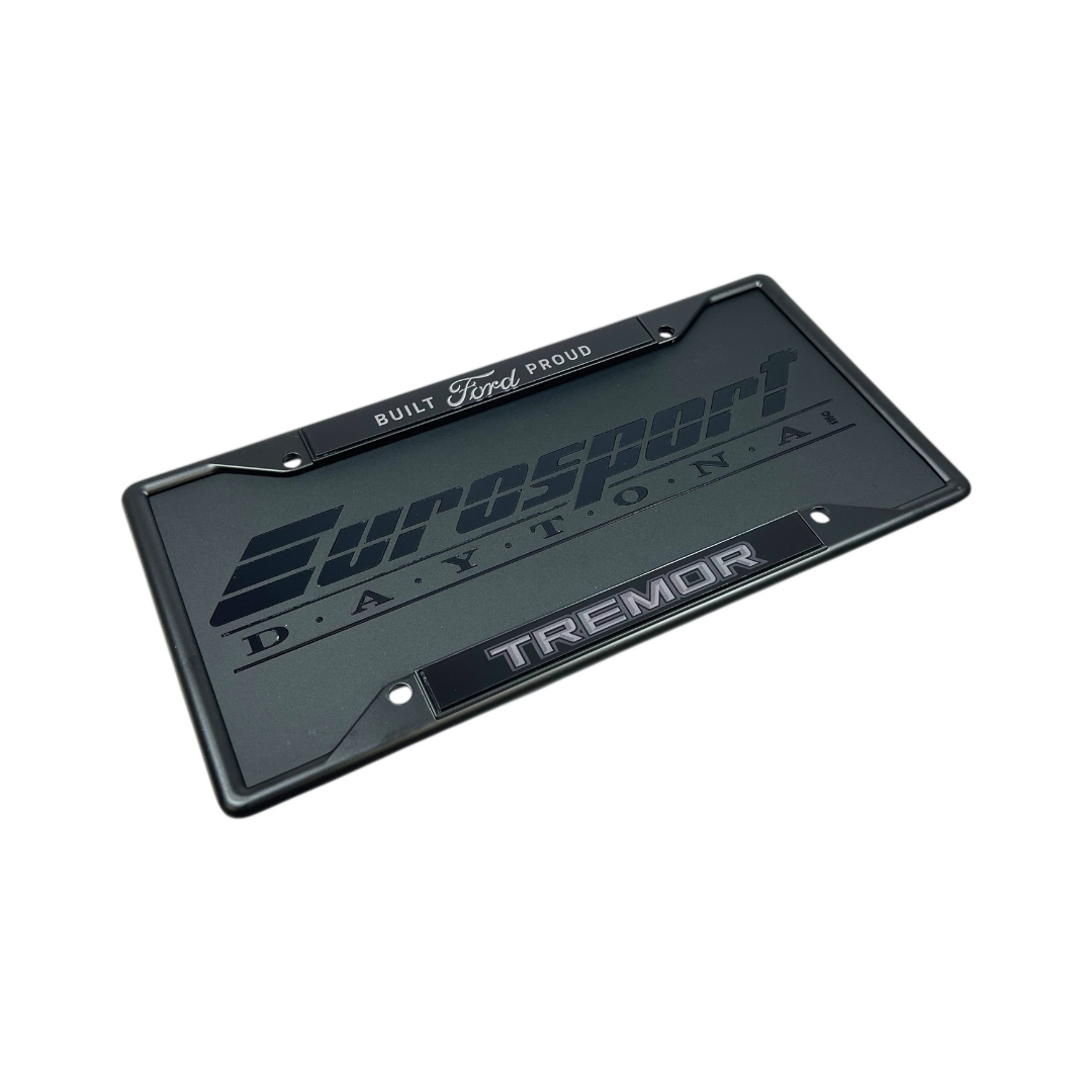 Ford Tremor Blacked Out Black License Plate Frame