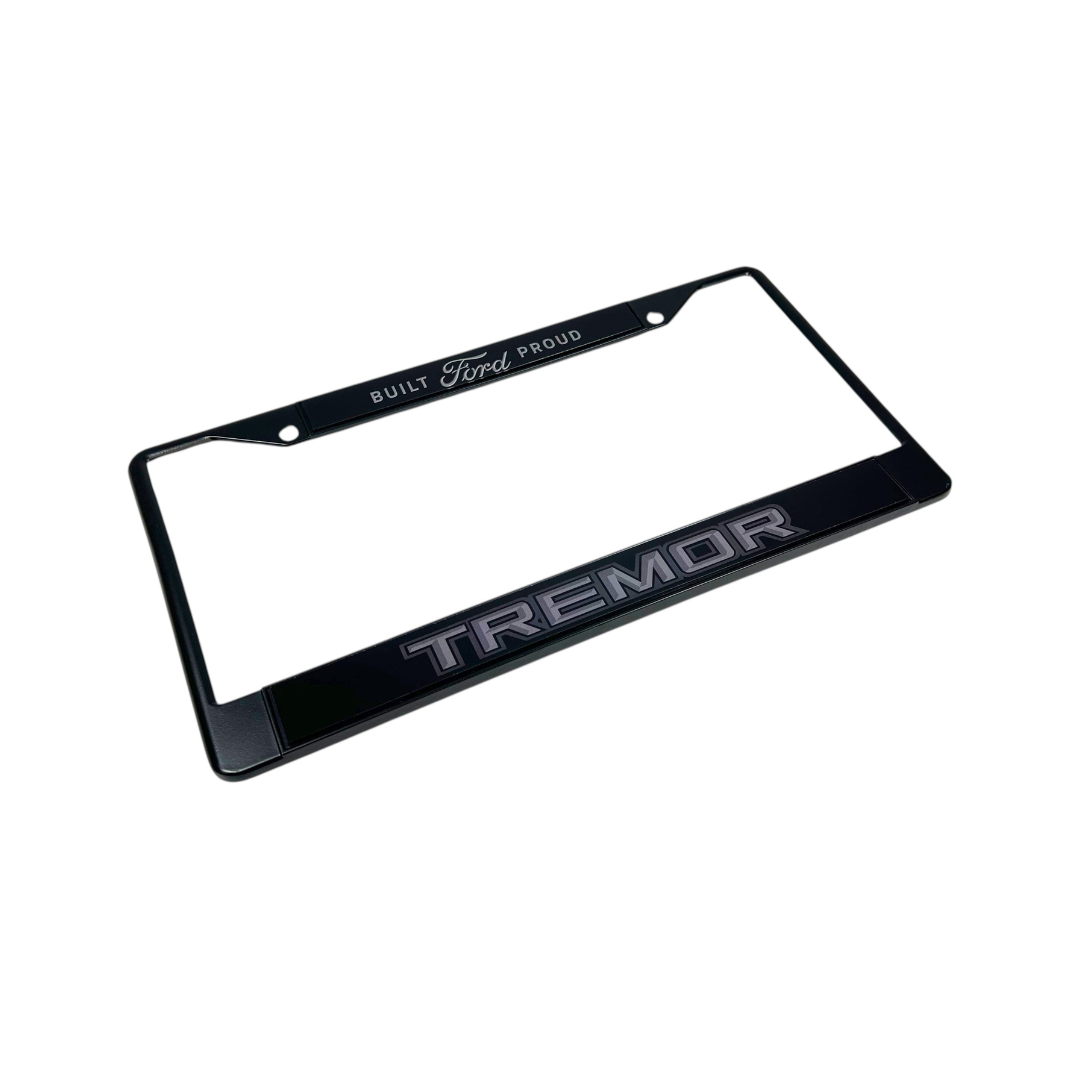 Ford Tremor Blacked Out Black License Plate Frame