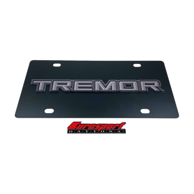 Ford Tremor Blacked Out Carbon Steel License Plate