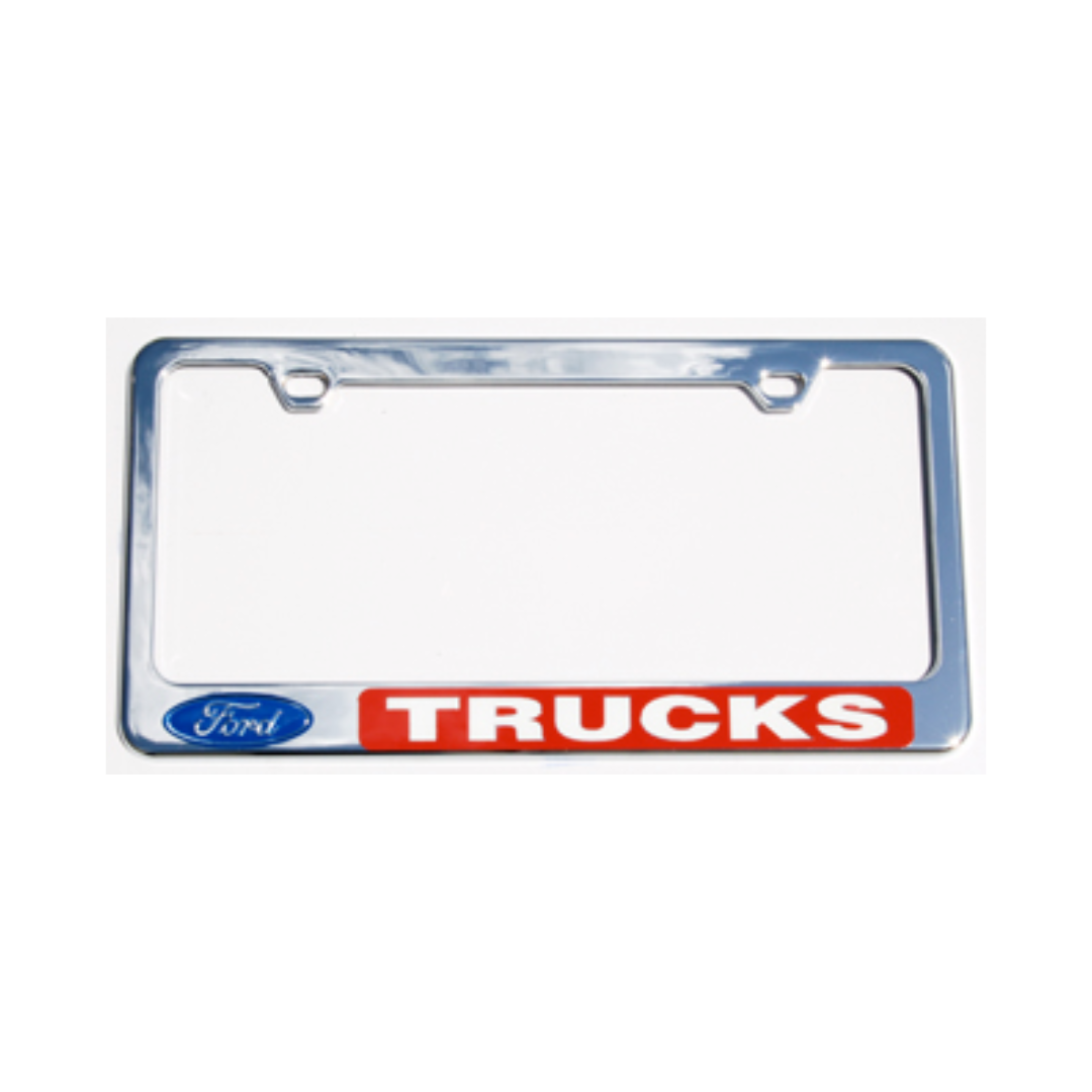 Ford Trucks Chrome License Plate Frame