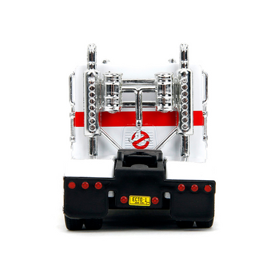 G1 Autobot Optimus Prime Truck White with Robot on Chassis from "Transformers" TV Series - "Ghostbusters" (1984) Movie Crossover "Hollywood Rides" Series Diecast
