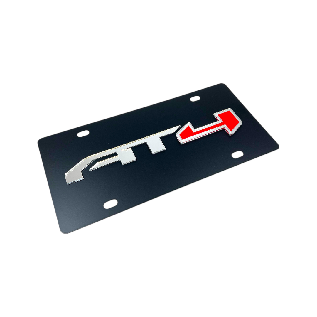 GMC AT4 Carbon Steel License Plate