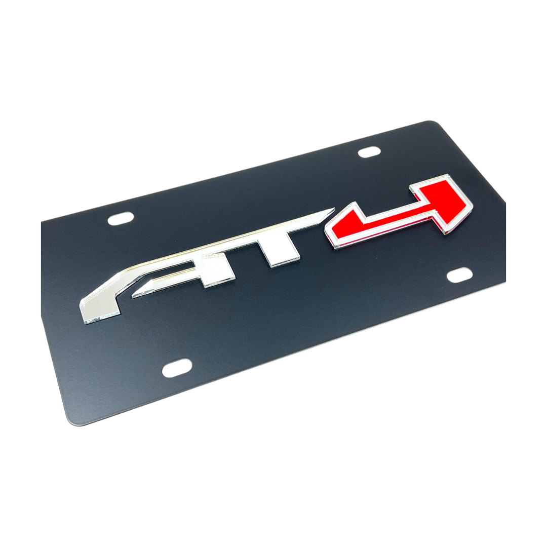GMC AT4 Carbon Steel License Plate