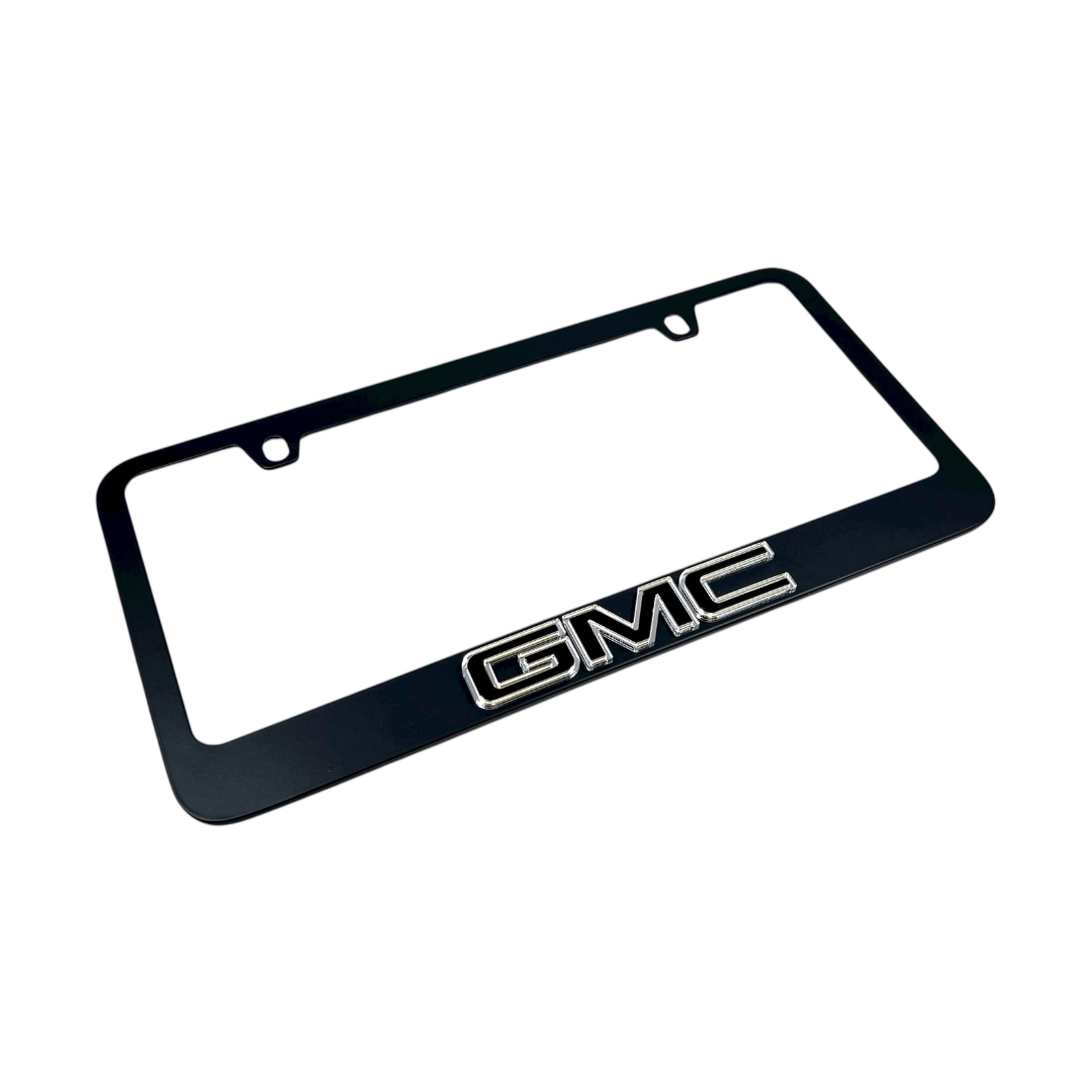 GMC Black License Plate Frame