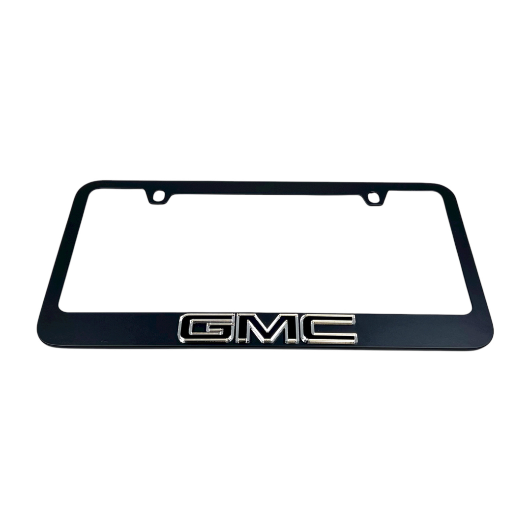 GMC Black License Plate Frame