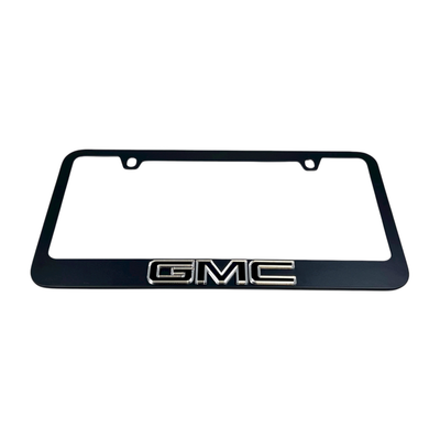 GMC Black License Plate Frame