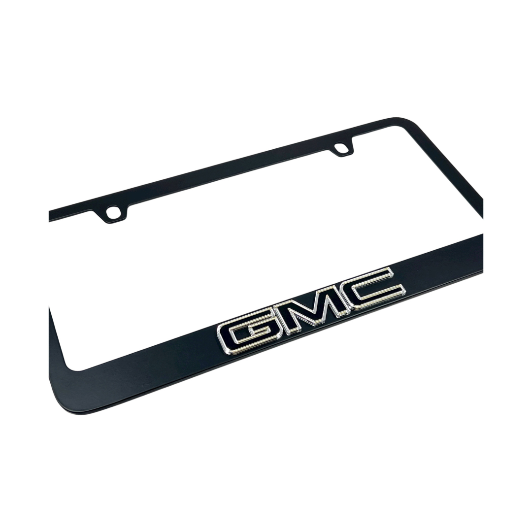 GMC Black License Plate Frame
