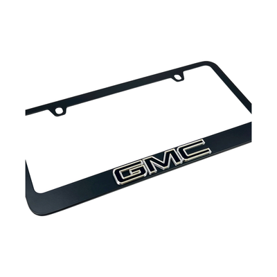 GMC Black License Plate Frame