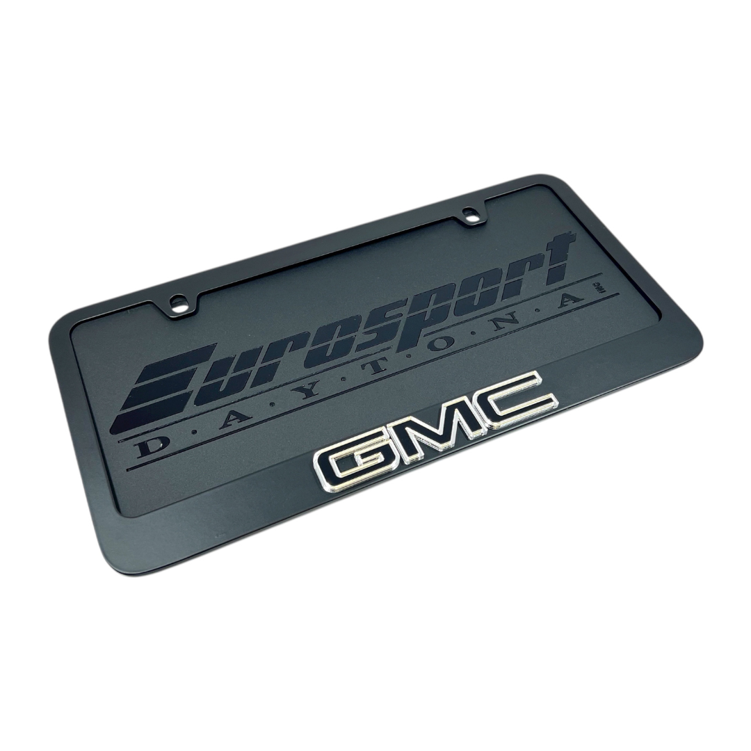 GMC Black License Plate Frame