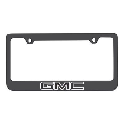 GMC Black License Plate Frame