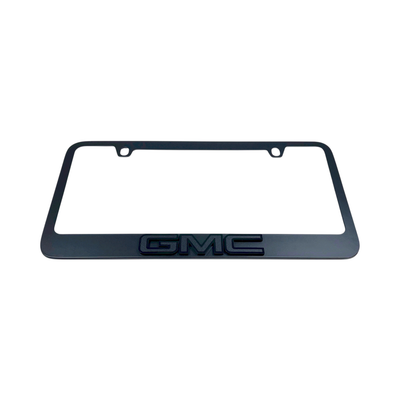 GMC Black License Plate Frame