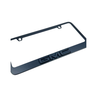 GMC Black License Plate Frame