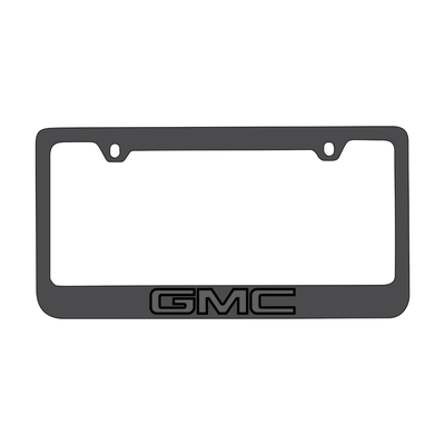 GMC Black License Plate Frame