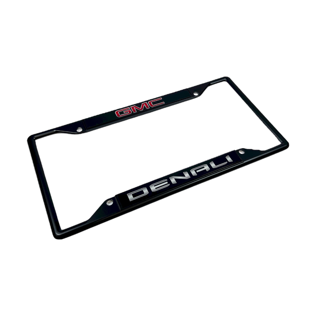 GMC Denali Black License Plate Frame
