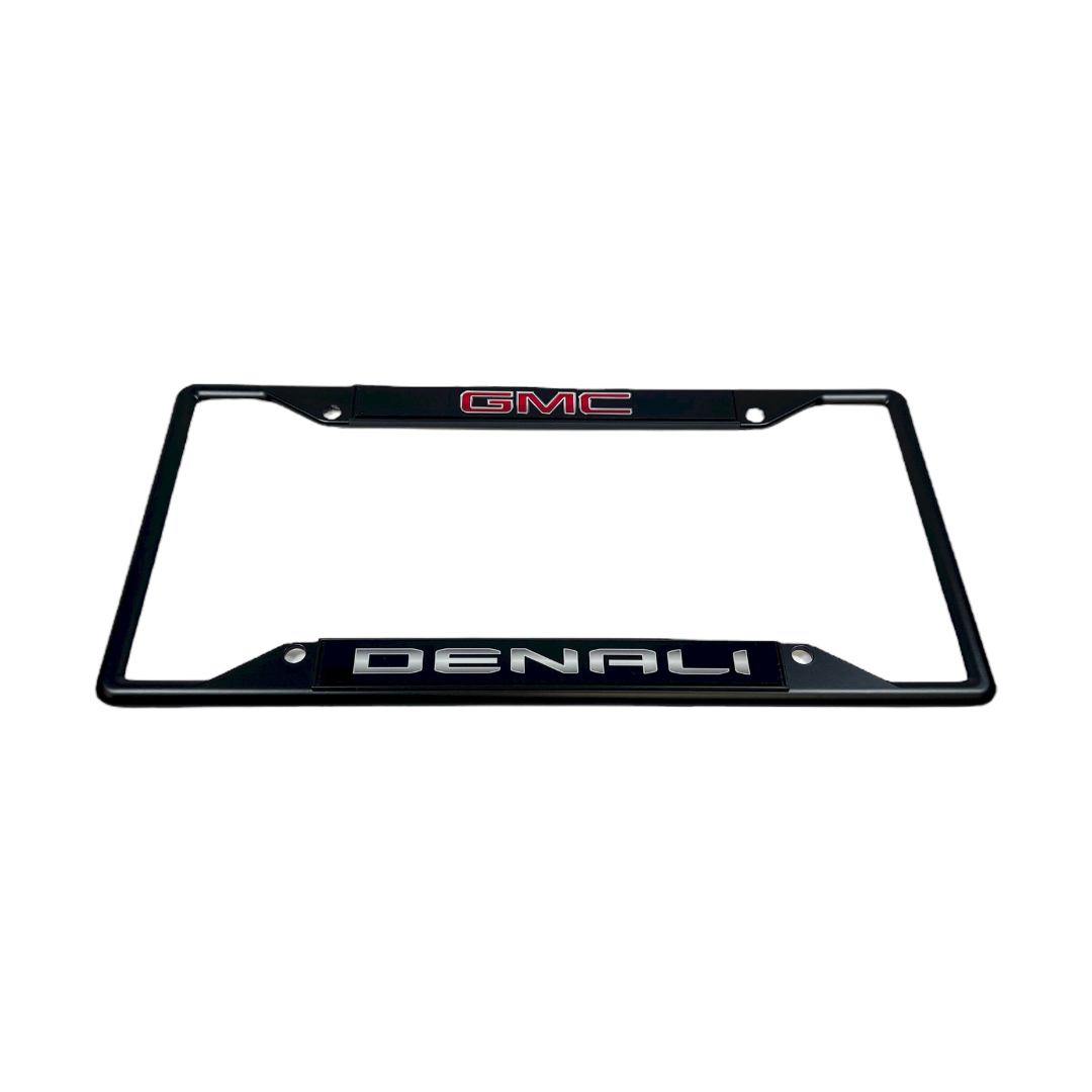 GMC Denali Black License Plate Frame